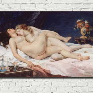 Gustave Courbet Fine Art Print, The Sleepers