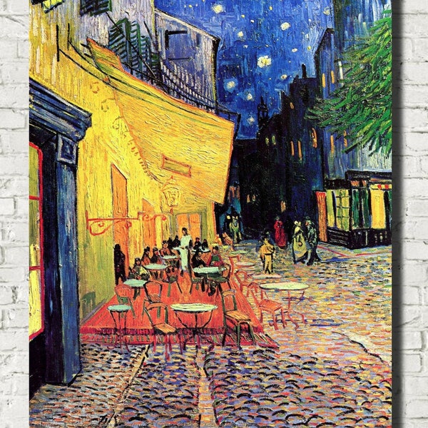 Vincent Van Gogh Fine Art Print, Cafe Terrace on the Place du Forum, Arles