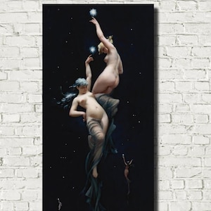 Belezas ao luar, Luis Ricardo Falero Impressão de belas artes