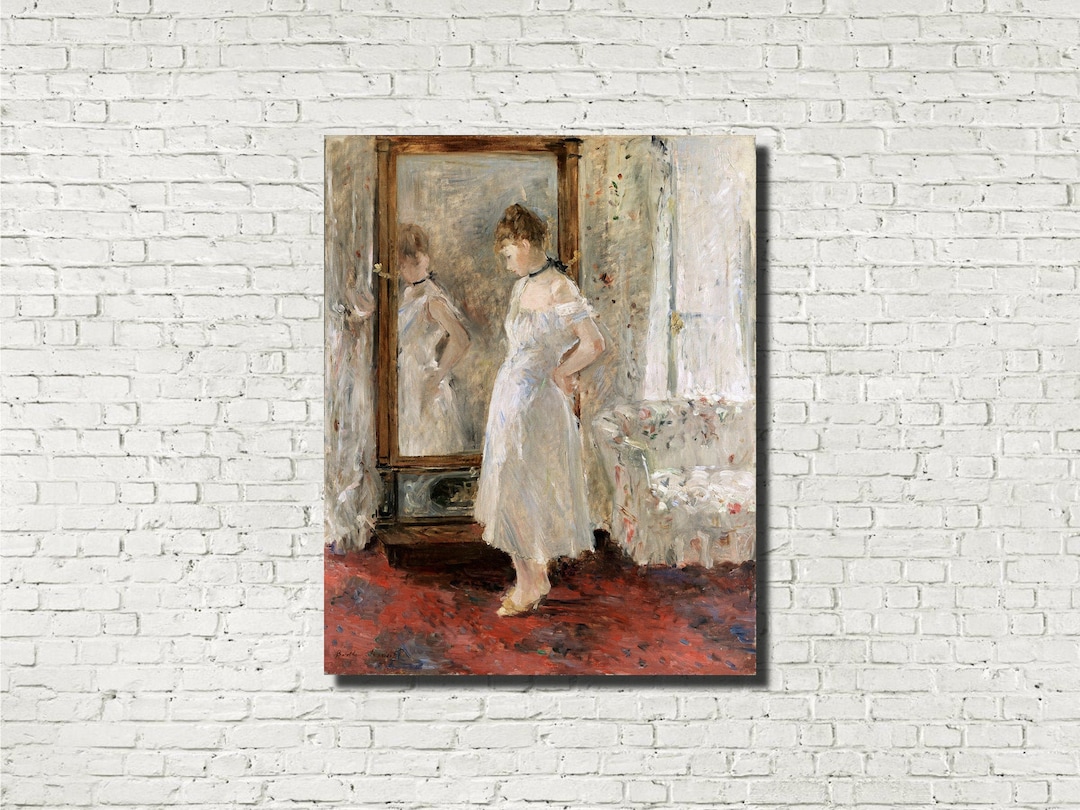 ベルト・モリゾ、フランス印象派の美術版画：プシュケの鏡 - Etsy 日本