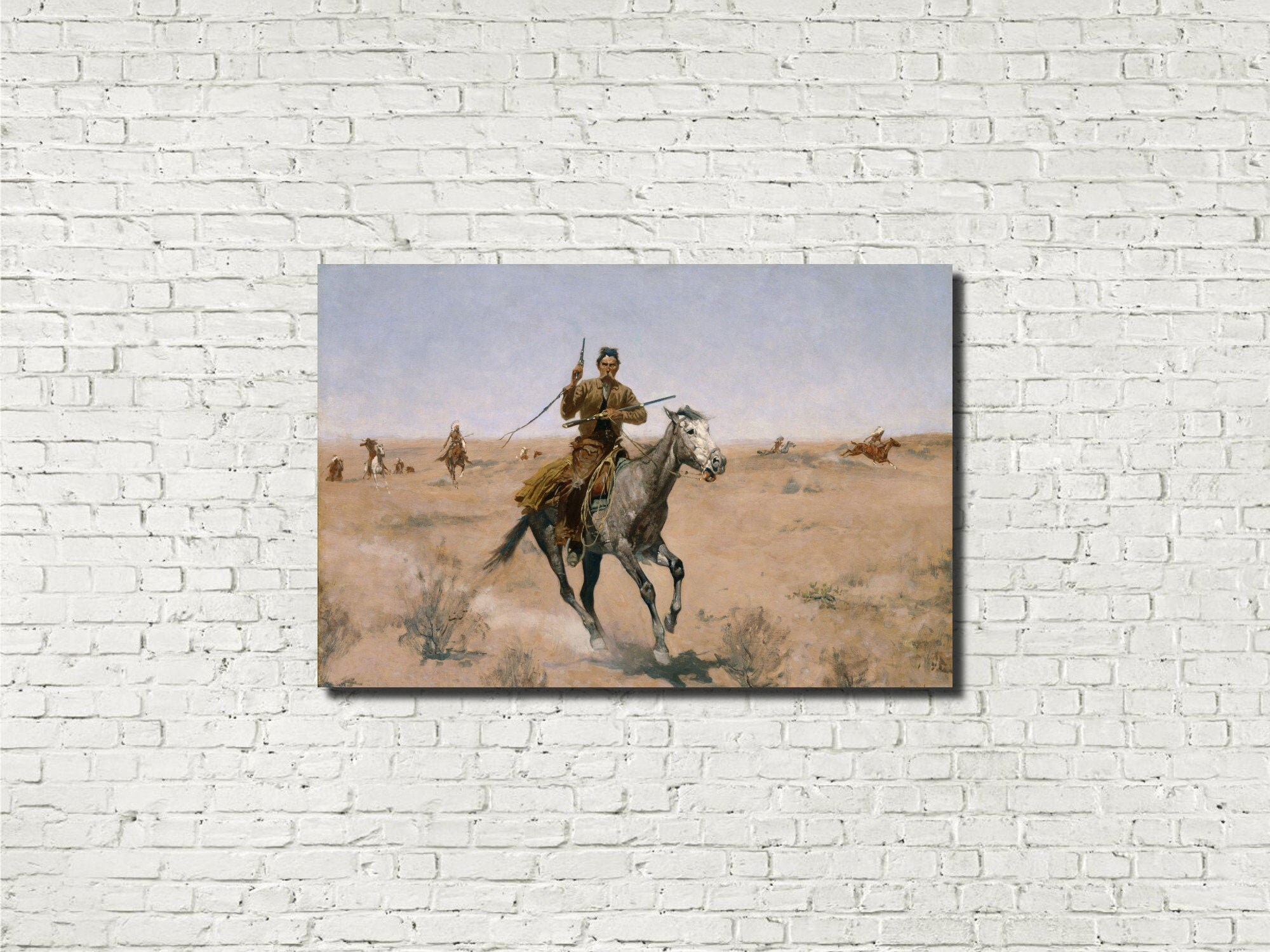 The Flight by Federic Remington The Flight by Federic Remington