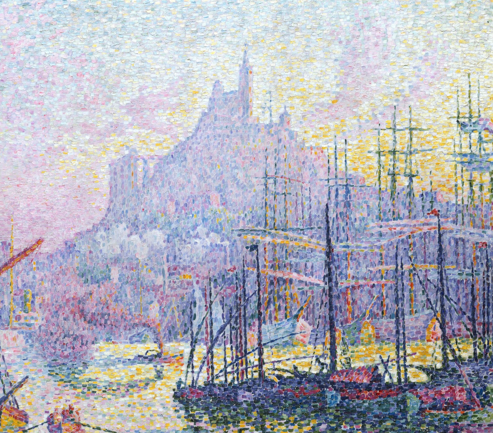 Paul Signac Fine Art Print Notre Dame de la Garde La Bonne Etsy Paul Signac Fine Art Print Notre Dame de la Garde La Bonne Etsy