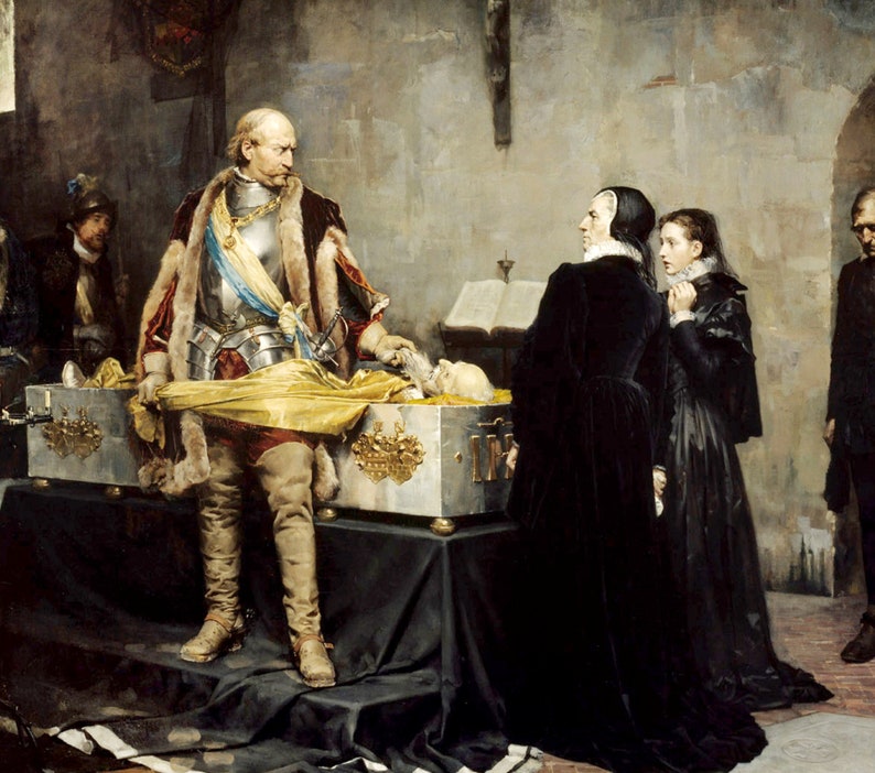Duke Karl Insulting the Corpse of Klas Fleming Albert Edelfelt Fine Art Print