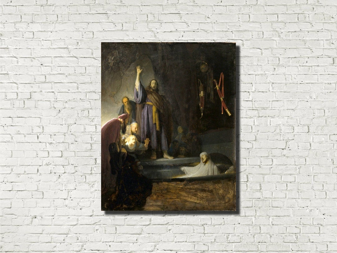 The Raising of Lazarus, Rembrandt Fine Art Print - Etsy