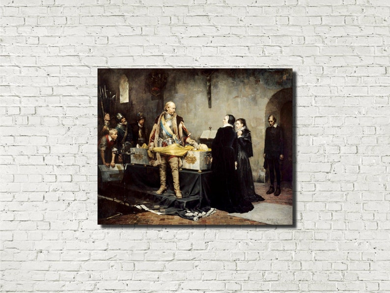 Duke Karl Insulting the Corpse of Klas Fleming Albert Edelfelt Fine Art Print