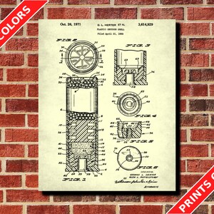 Shotgun Shell Patent Print Hunting Poster