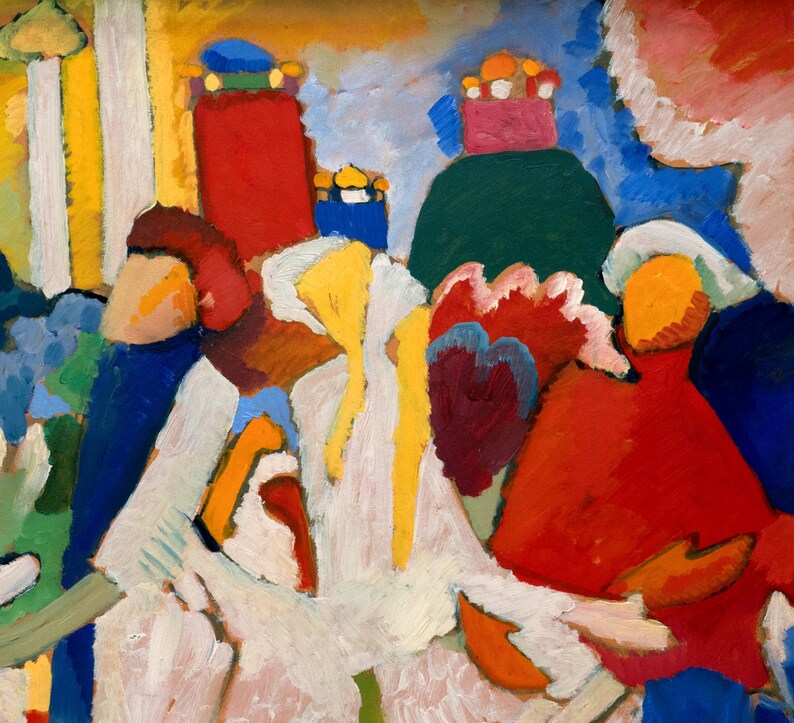 Oriental Wassily Kandinsky Fine Art Print