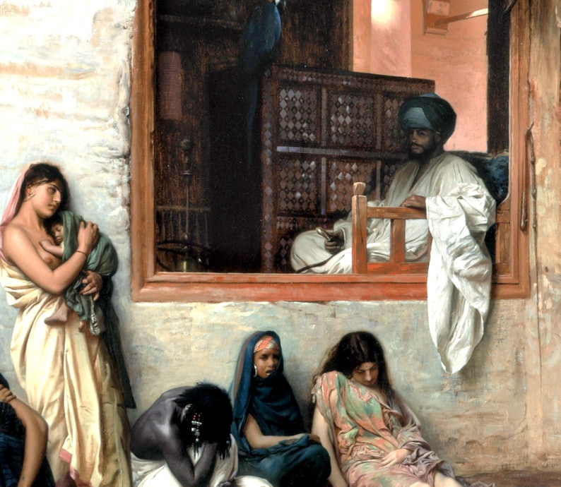 JeanLéon Gérôme Fine Art Print The Slave Market Etsy