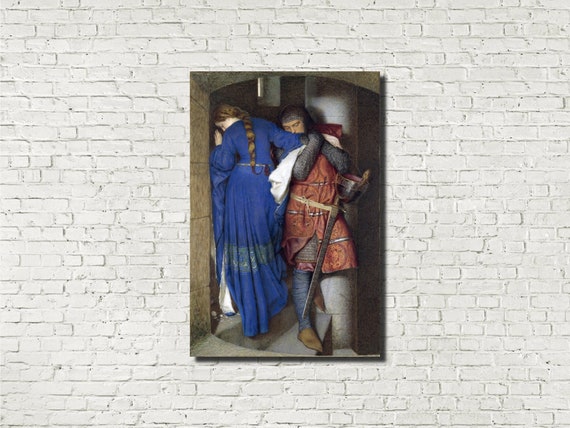 Frederic William Burton Fine Art Print, Hellelil and Hildebrand