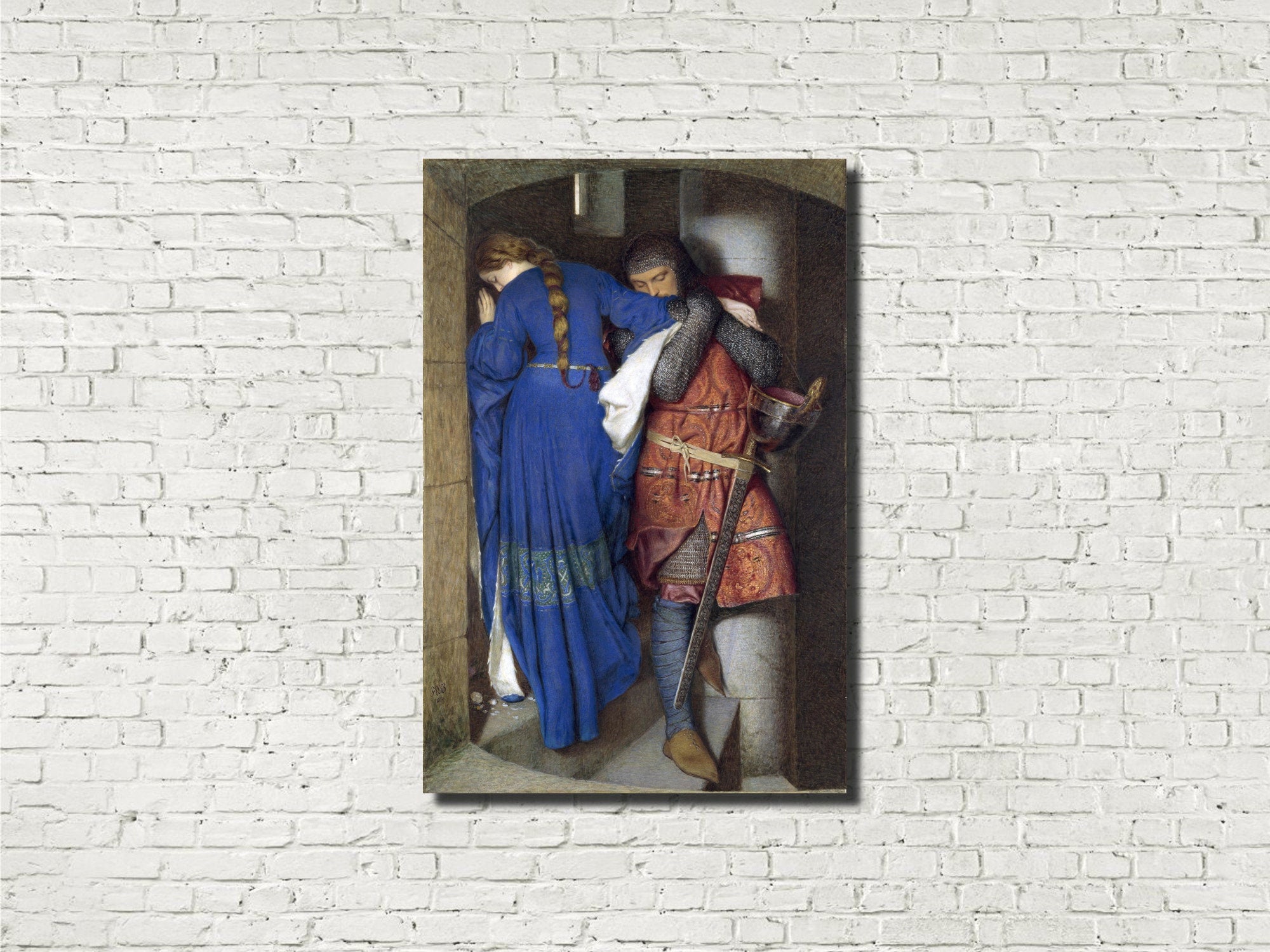 Frederic William Burton Fine Art Print, Hellelil and Hildebrand