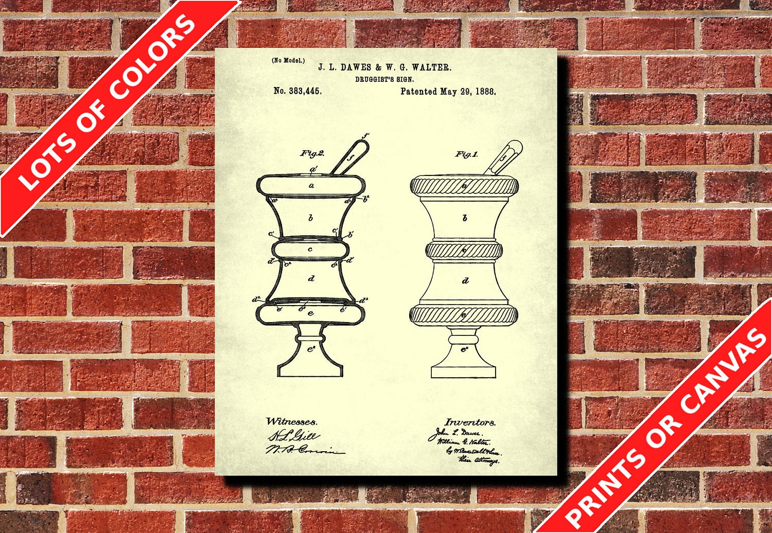 Patent Art Print Pharmacy Art Pharmacist Doctor Physician Medical Apothecary Drug Store Poster Pillbox Medicine Chest Patent Print
