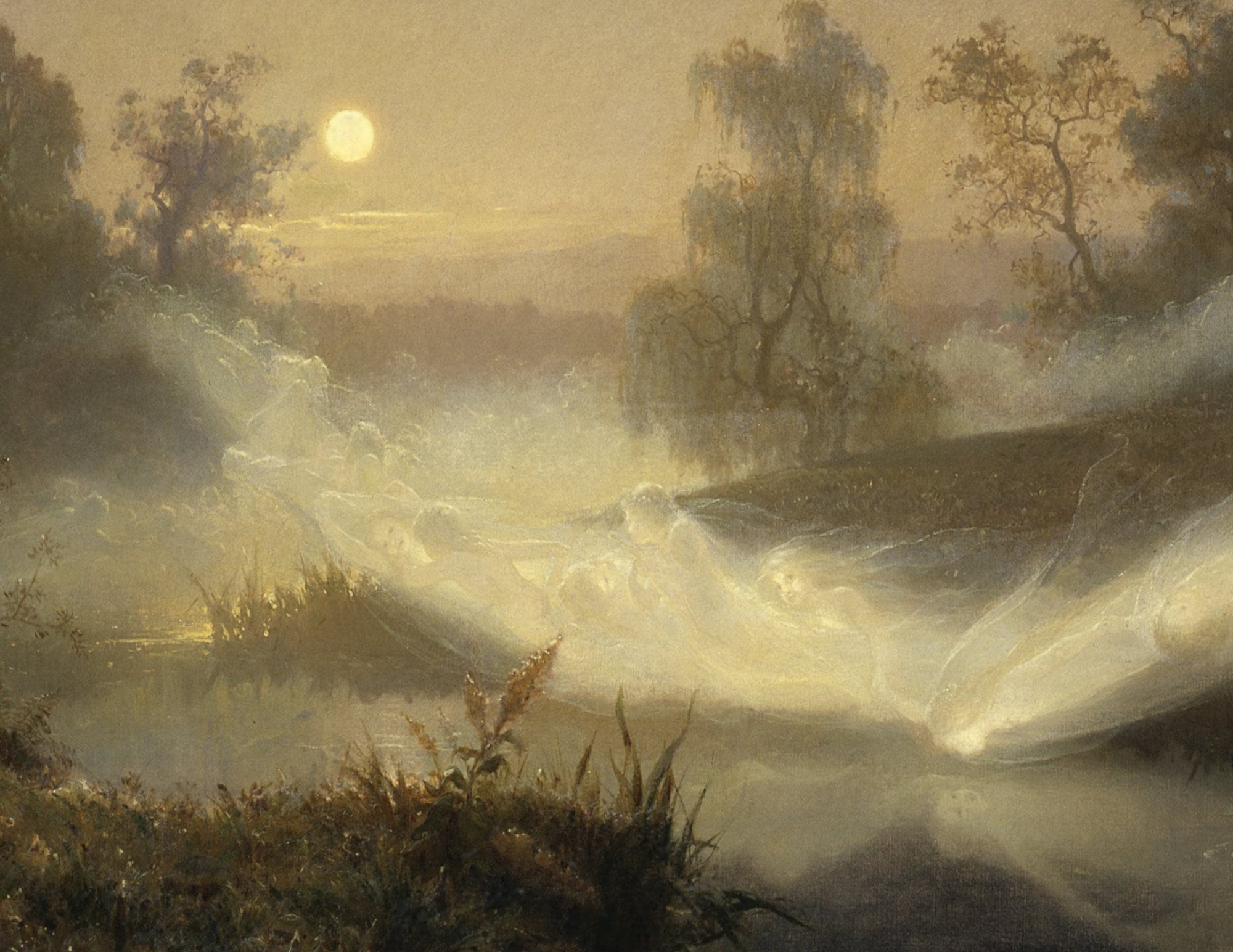 August Malmström Fine Art Print Dancing Fairies Etsy UK