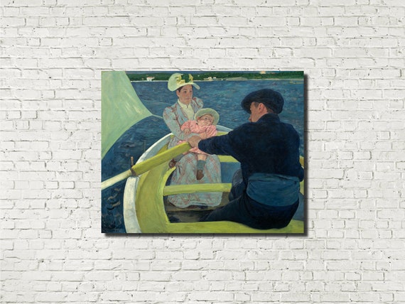 Mary Cassatt Impressionist Fine Art Print : The Boating party | Etsy