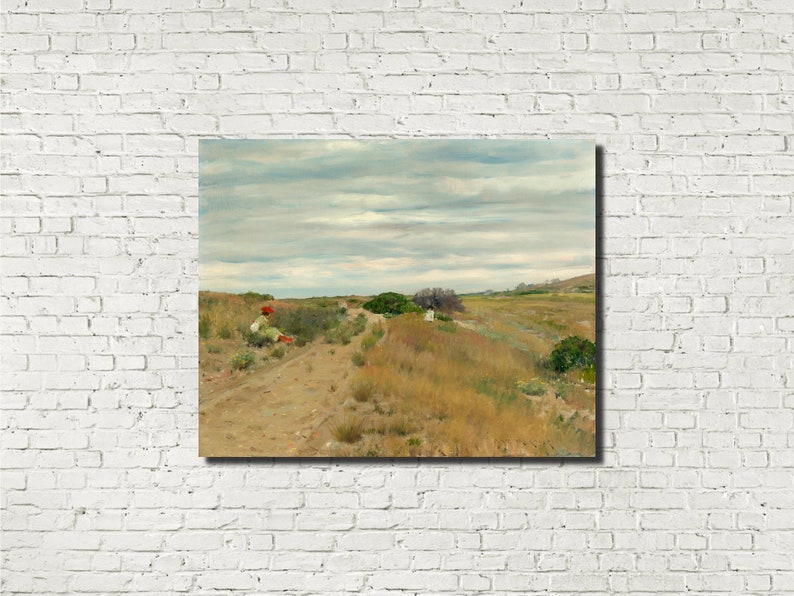 The old Sand Road William Merritt Chase Fine Art Print