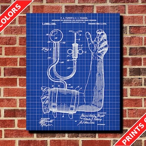 Medical Patent Blood Pressure Monitor Poster