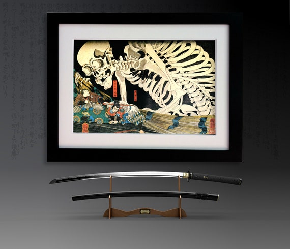 Rabbit and Waves Japanese Art Scroll – Shibui Japanese