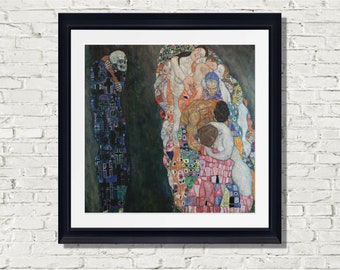 Gustav Klimt Muerte y vida 1910 Tod und Leben Calidad del museo ...