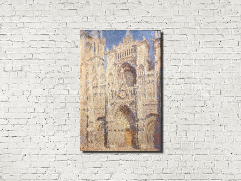Claude Monet Fine Art Print Rouen Cathedral
