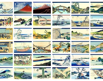 富士山と湖　 日本画 アルミフレーム　辰雄 il_340x270.3103590567_glqp.jpg