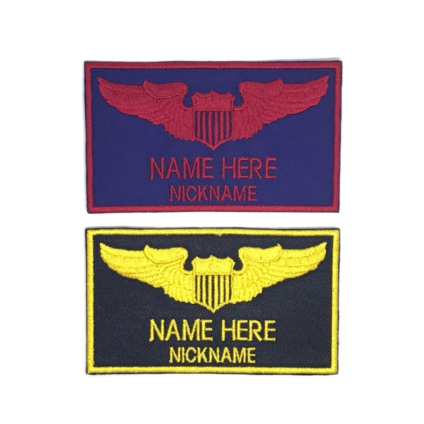 Custom Flight Suit Name Tag Etsy Australia