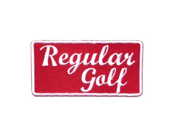 Regular Golf Patch For Your Hat - Iron on Patch Iron on Applique for Halloween - 2 by 4 inches
