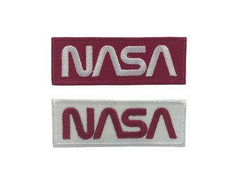 Nasa Logo Embroidered Iron On Patch Iron on Applique