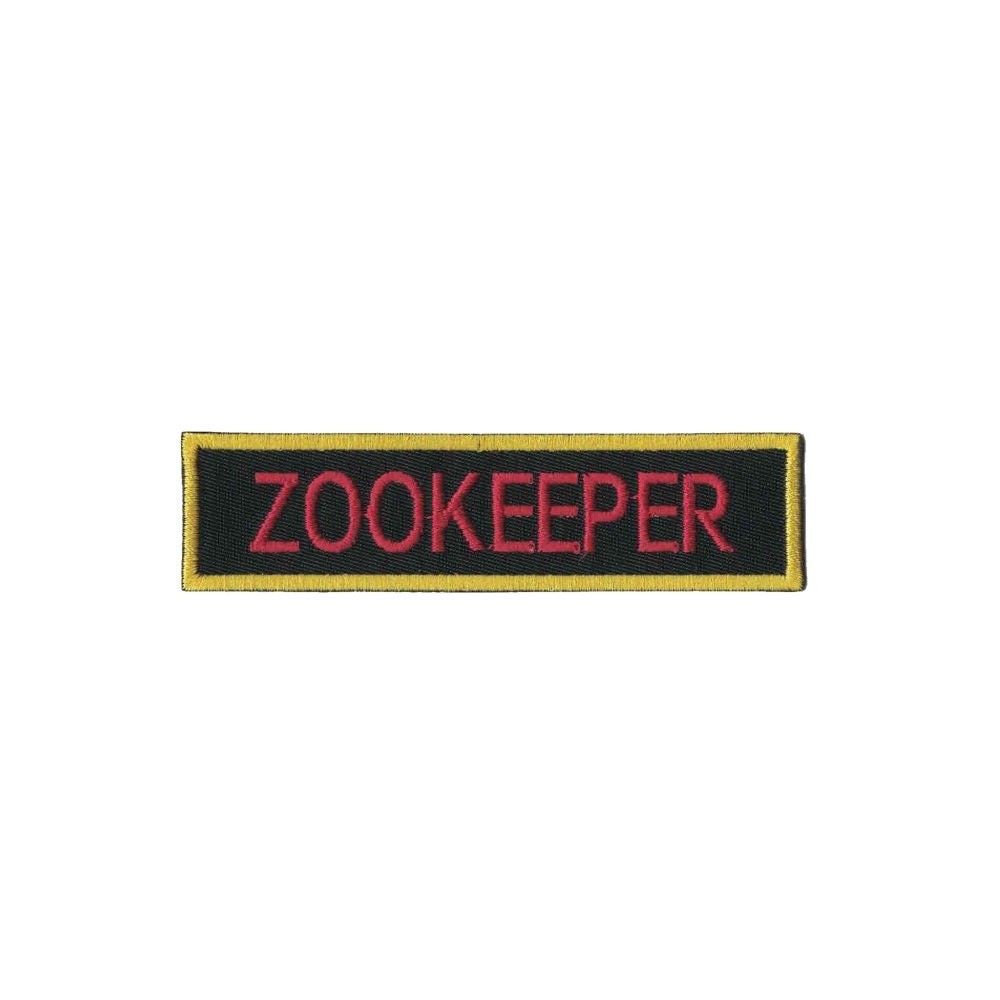 Zookeeper Uniform Embroidery Patch Iron on Patch Iron on Etsy