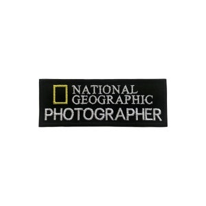 National Geographic-fotograaf opstrijkpatch Fotograaf opstrijkpatch appliqué