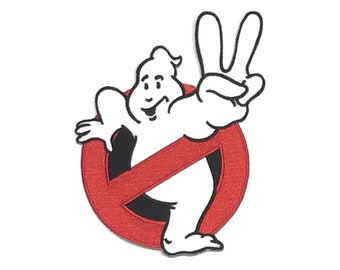 Ghostbusters 2 No Ghosts Logo GB2 Uniform Embroidered Iron On Patch Ghostbuster sequel Iron on Applique