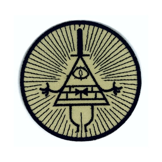 Bill Cipher From Gravity Falls Embroidered Patch Iron on Applique