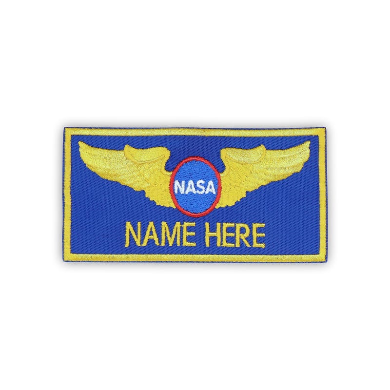 Custom Name Patch Nasa - Etsy