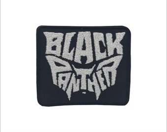 Black Panther Marvel Pictures Embroidered Iron On Patch Iron on Applique