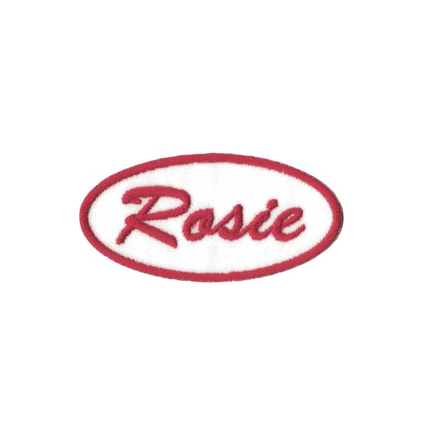 Rosie the Riveter Embroidered Name Patch Iron On Patch Iron on Applique