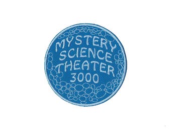 Mystery Science Theater 3000 Planet Embroidered Iron On Patch Iron on Applique mst3k