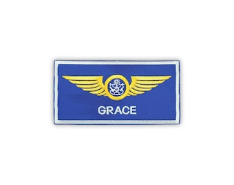 Ryland Grace Astronaut Patch from Project Hail Mary - Ryan Gosling Costume - Iron on or Hook Fastener Available