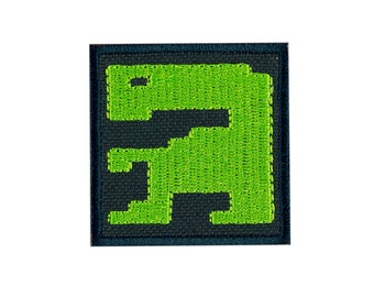 E.T. Atari Character Embroidered Iron On Patch Iron on Applique