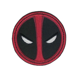 Dead Pool Embroidered Patch Iron on Applique