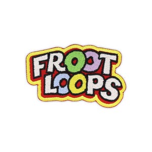 Froot Loops Embroidered Iron On Patch Iron on Applique