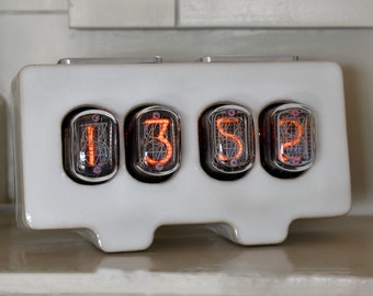 Ceramic Nixie Tube Clock - Made to Order Limited to 5