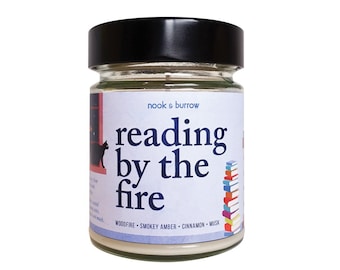Reading By The Fire - Jam Jar Candle