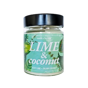 Lime & Coconut - Jam Jar Candle
