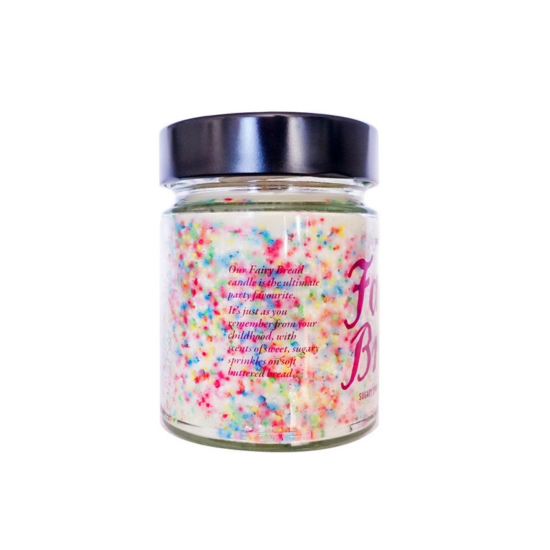 Fairy Bread Jam Jar Candle image 2