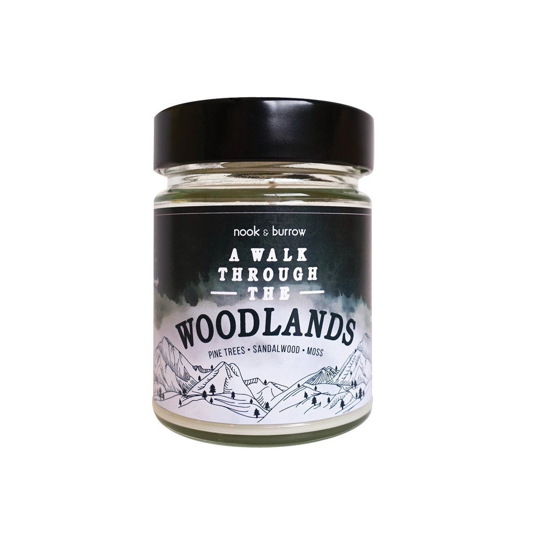 A Walk Through the Woodlands Jam Jar Candle Etsy