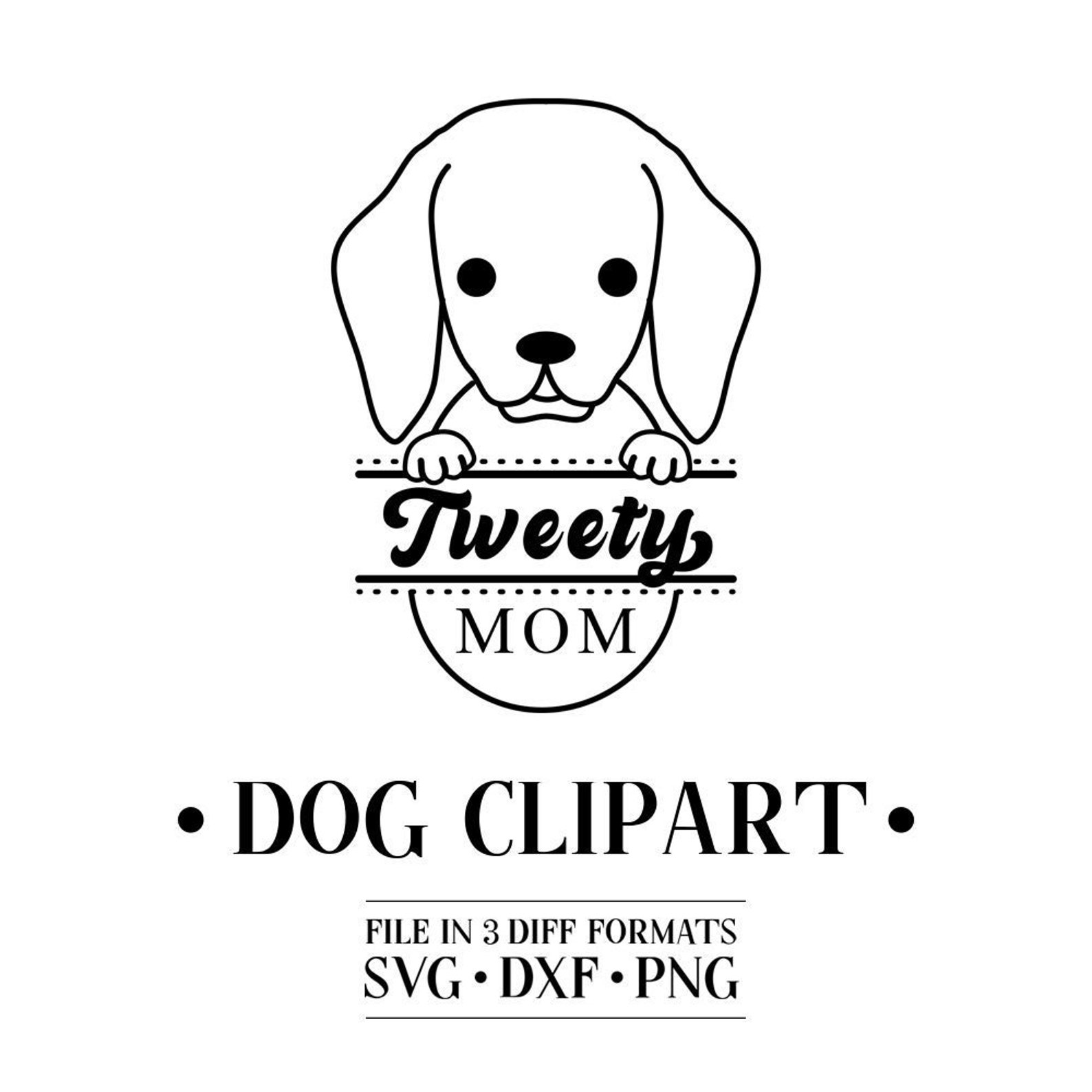 Beagle Svg Beagle Mom Svg Beagle Clipart Dog Svg Peeking | Etsy
