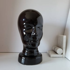 West Germany Scheurich black head. Display head.