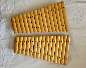 2 fois un xylophone en bois, URSS