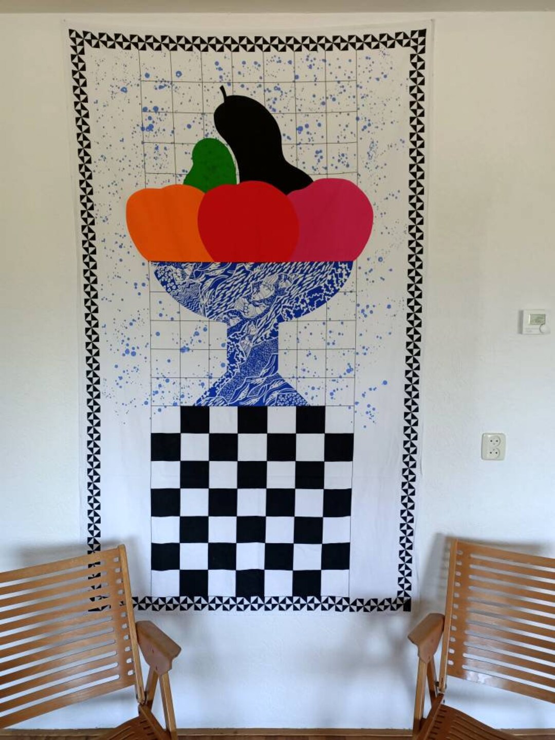 Sven Fristedt Ikea Tapestry Fruit Bowl Etsy