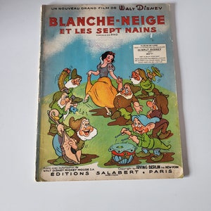 White Neige and the Seven Dwarfs. Snow White and the Seven Dwarfs sheet music.
