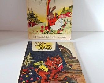 Engelse kinderboeken Berty and Bongo en Reginald the Rabbit