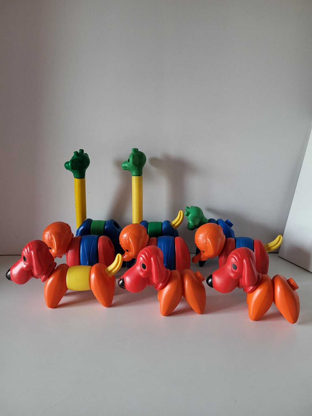 Large Tupperware Set Zoo It Yourself Animals, Giraffe, Elephant, Dog - Etsy
